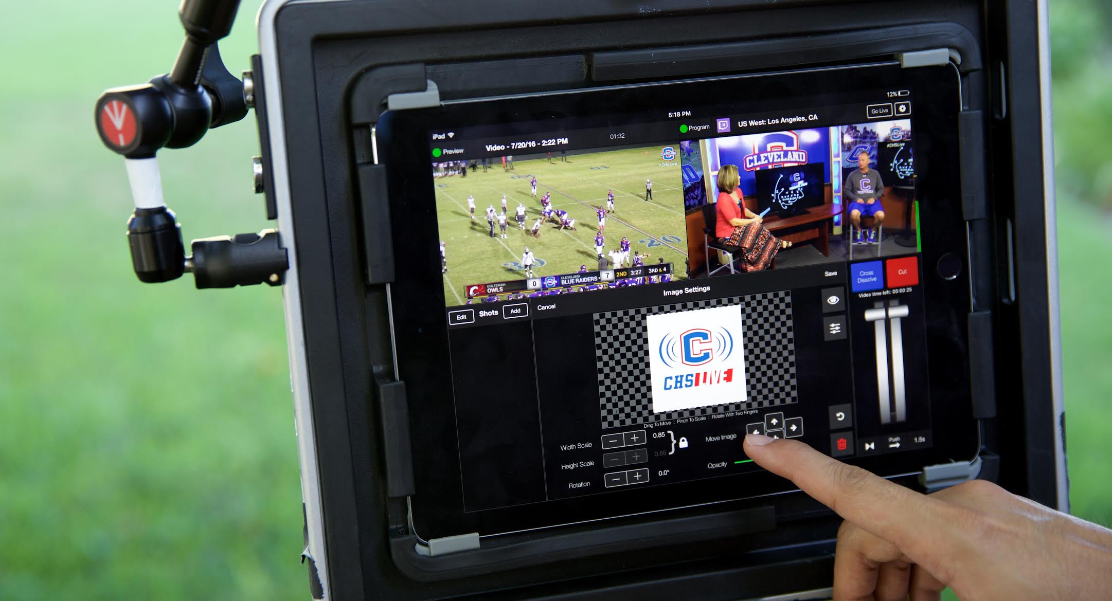 Professional Live Video Broadcasting Production On Your Tablet or Phone LiveAir 2