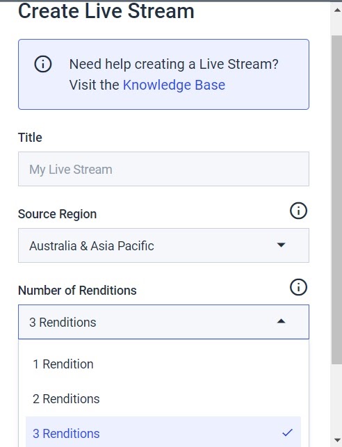 Wirecast Bitrate Settings - Create Live Stream