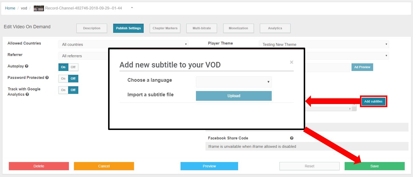 closed captioning for web video