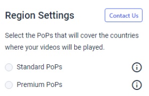 Video Playlist Channel - Edit Channel Theme - Region Settings
