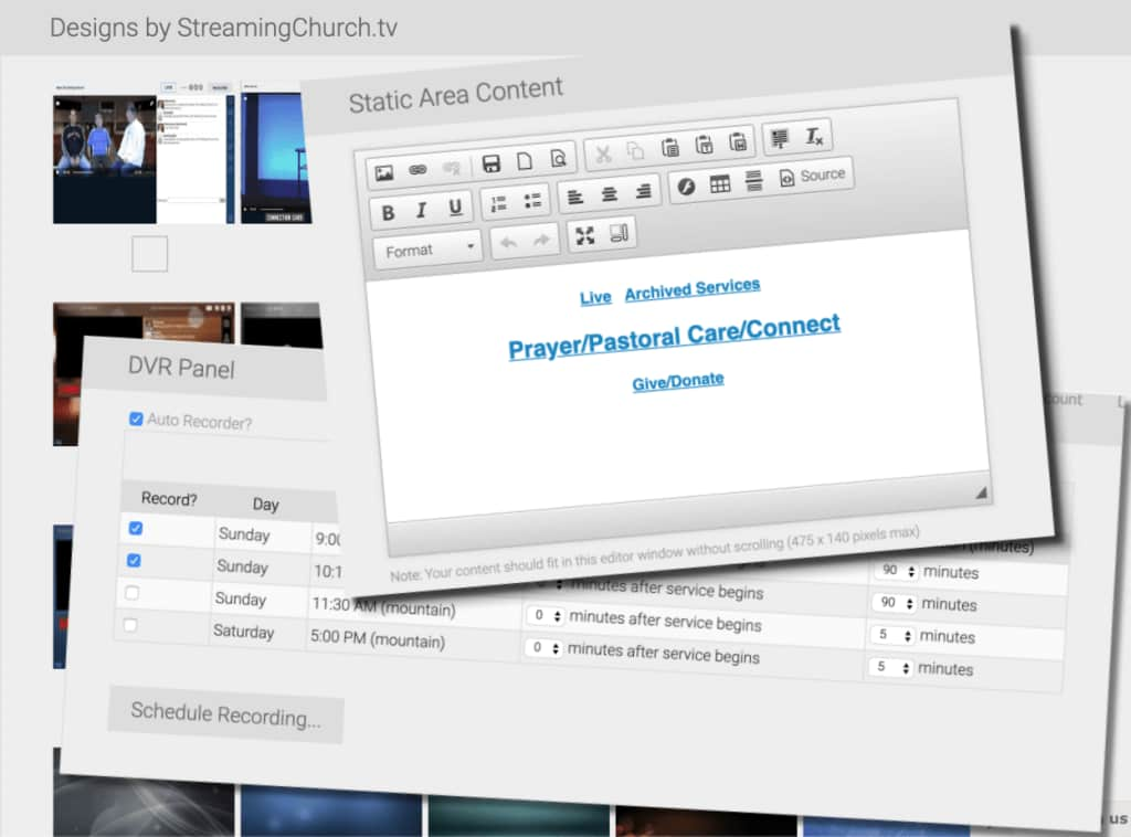 Streaming ChurchTV platform