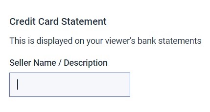 Dacast payment - Credit Card Statement