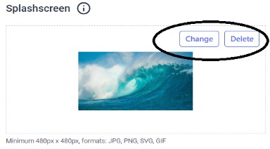 Dacast Live Stream Thumbnail and Splash Screen - Splash Change