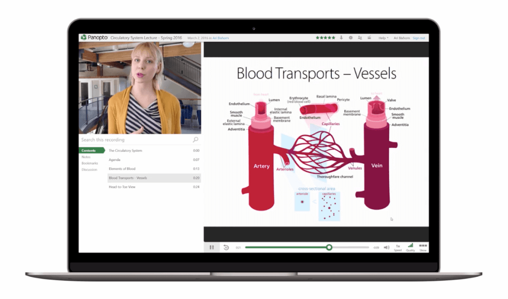 Panopto video platform for education