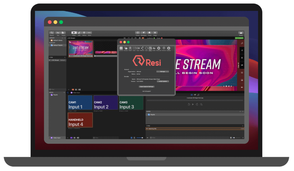 piattaforma di streaming resi