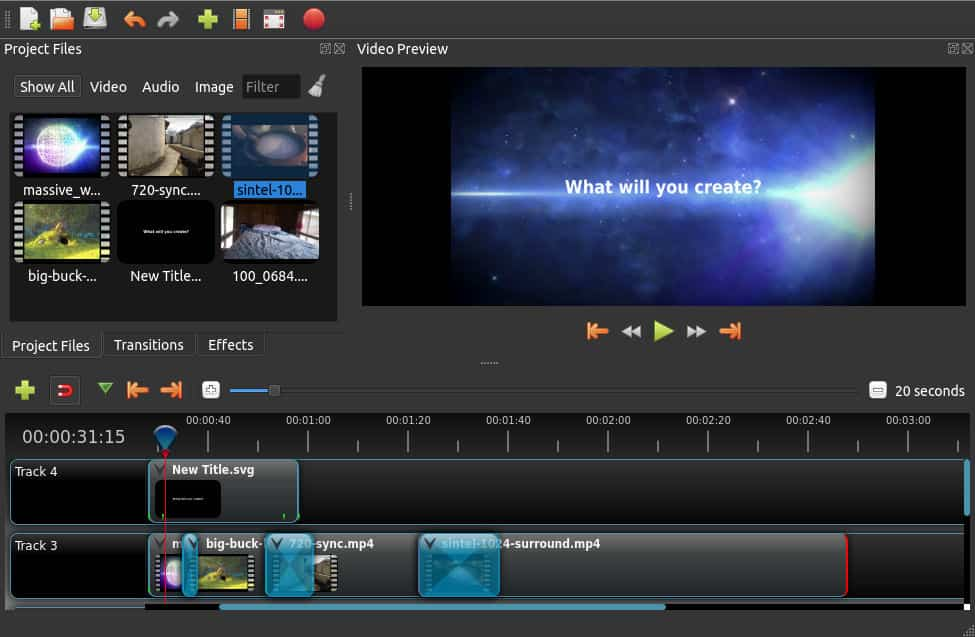 logiciel de streaming openshot