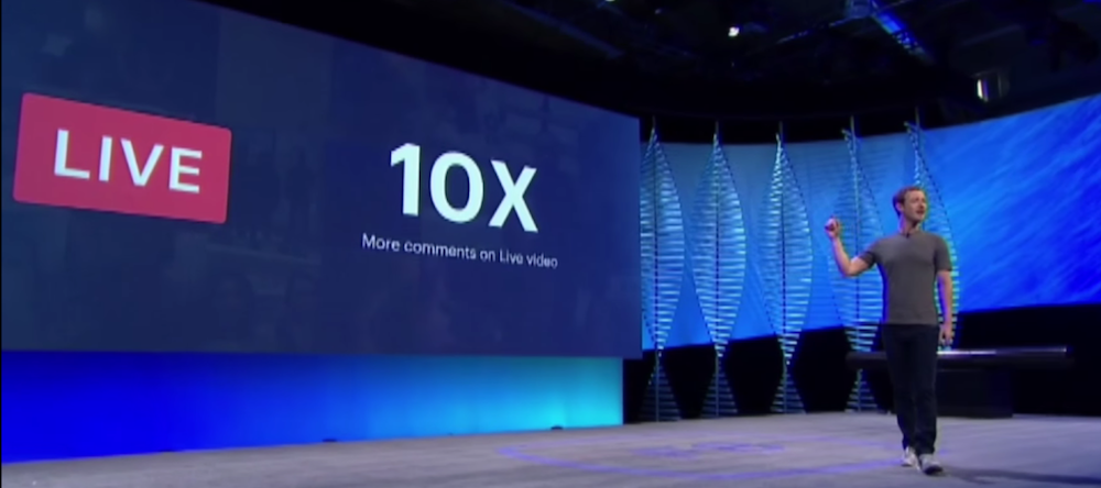 Screenshot from F8 Developer Conference