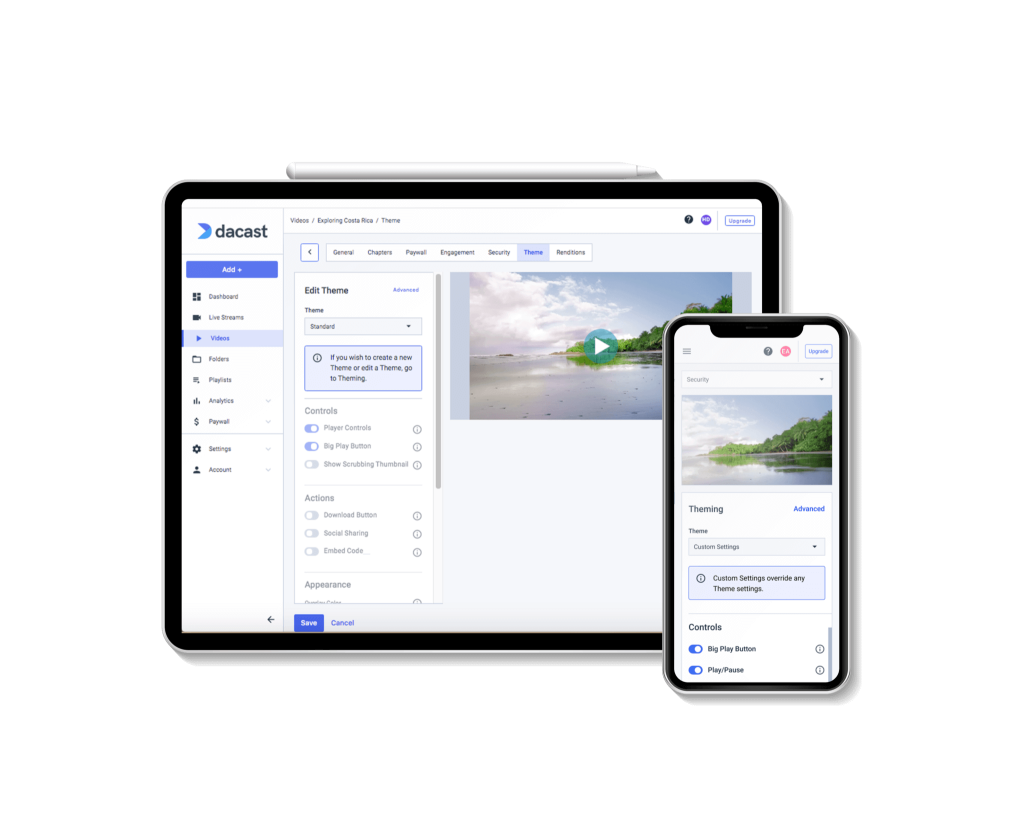 HTML5 All Device Video Player