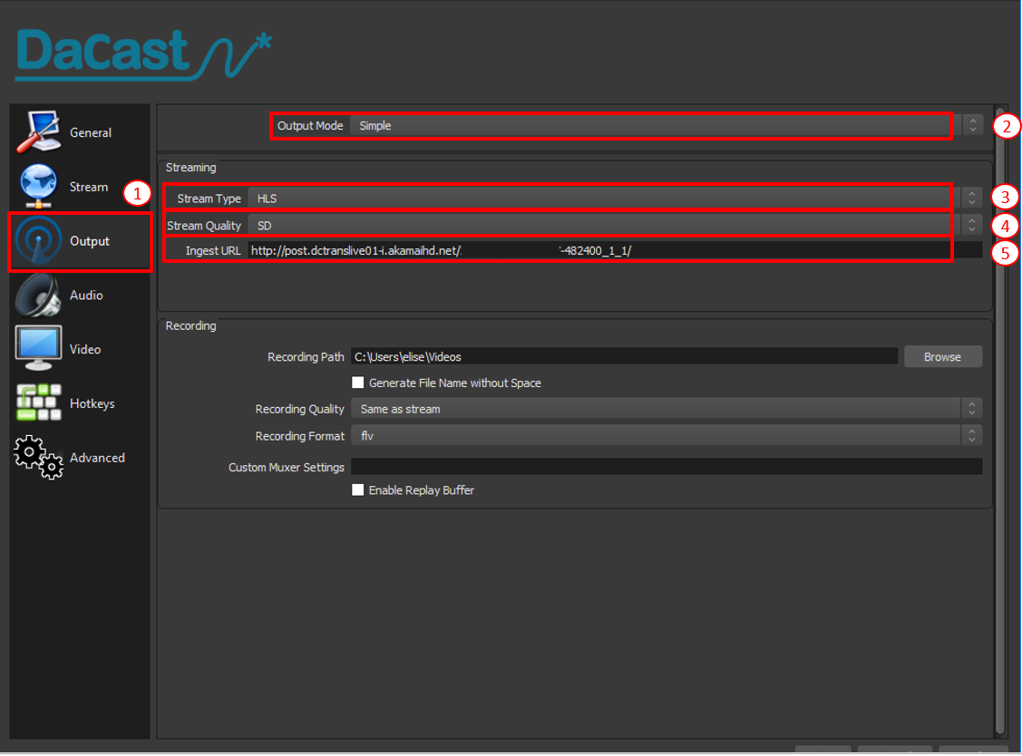 live stream recording