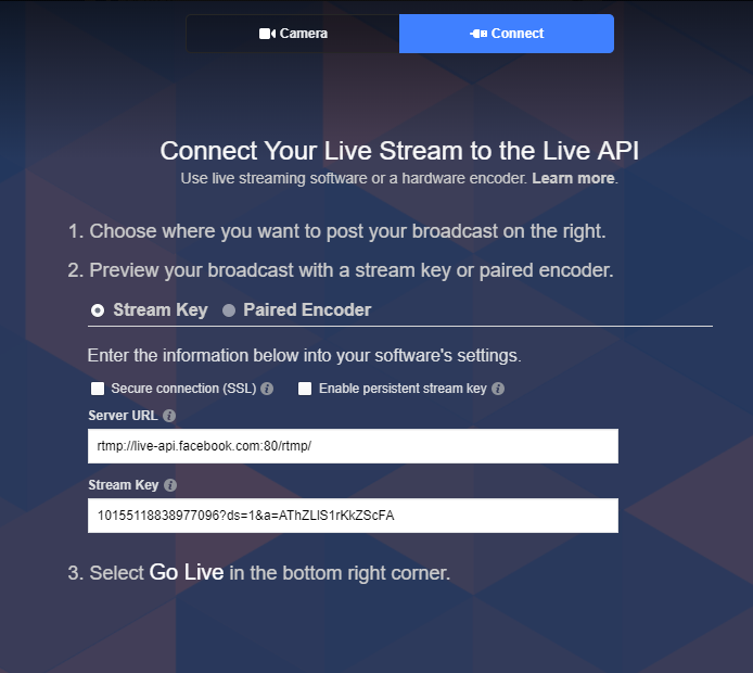 Multistreaming a Facebook y Dacast