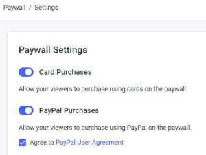 Dacast Unified Paywall Settings