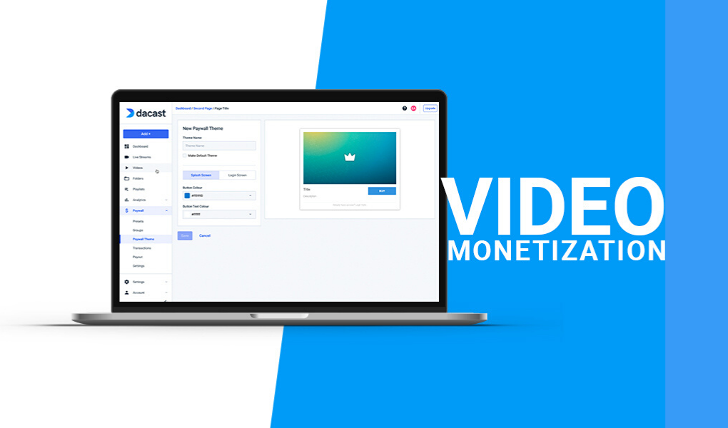 Dacast - Monetizzazione video e paywall