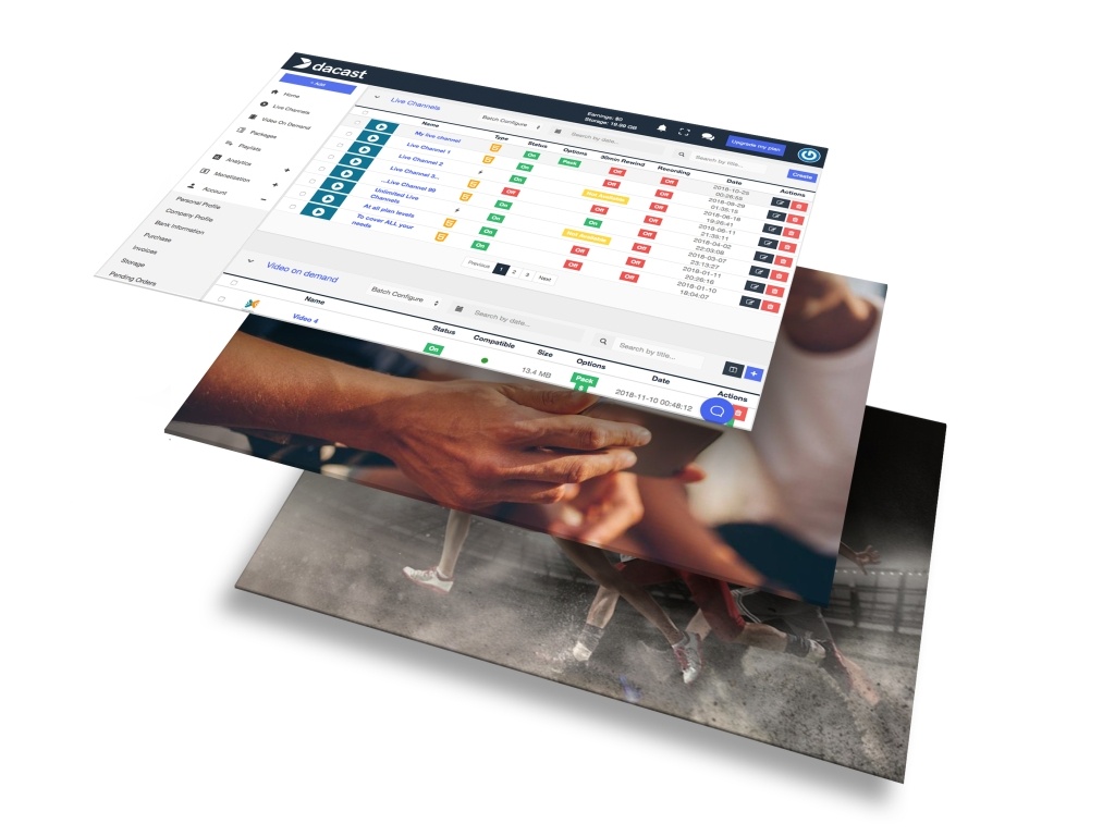 dacast online video hosting platform