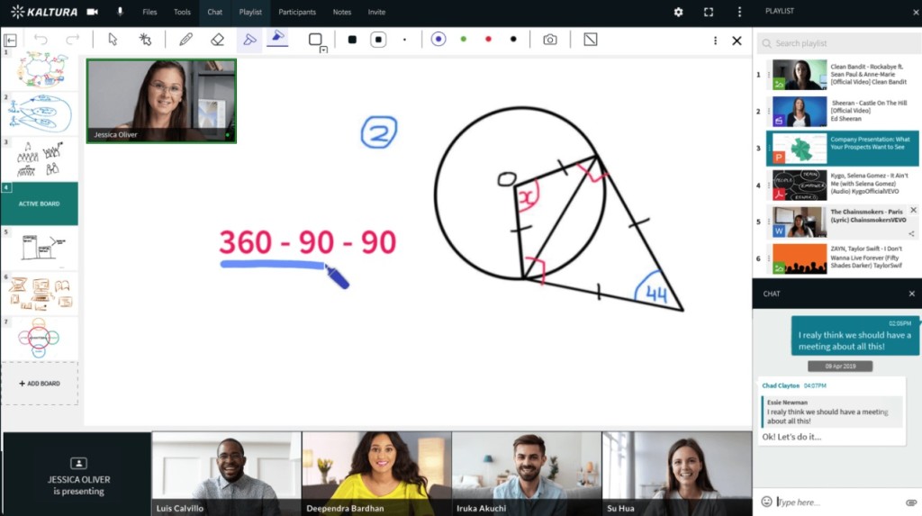 plataforma de vídeo kaltura para a educação