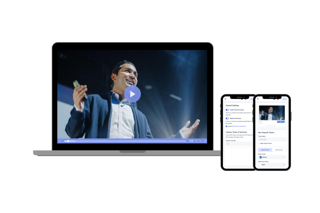 HTML5 video player for secure streaming and private delivery