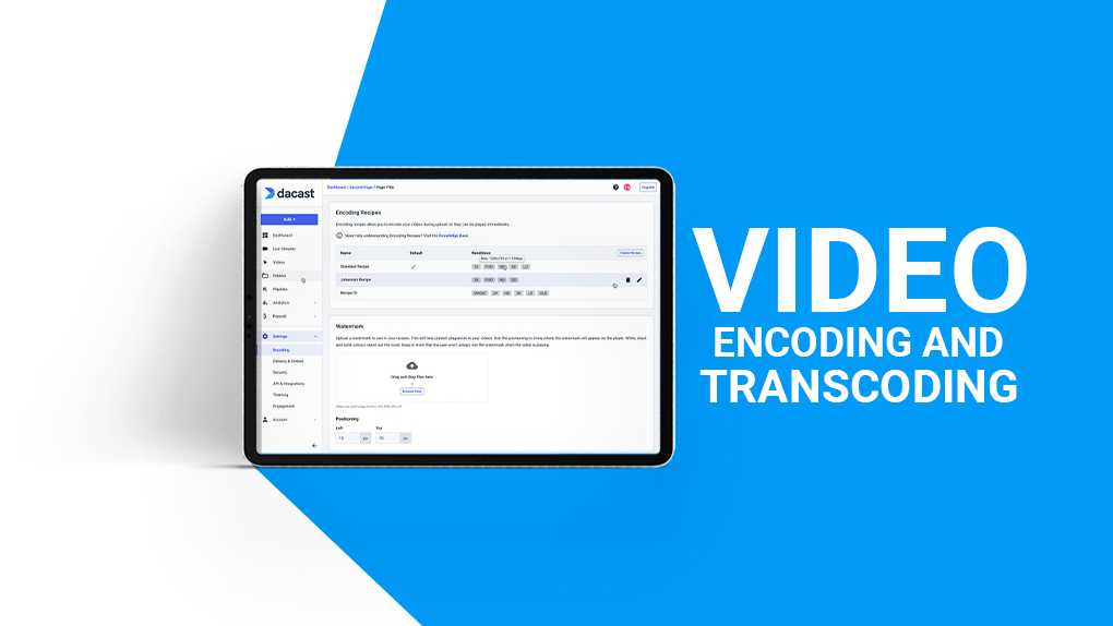 Video encoding and transcoding