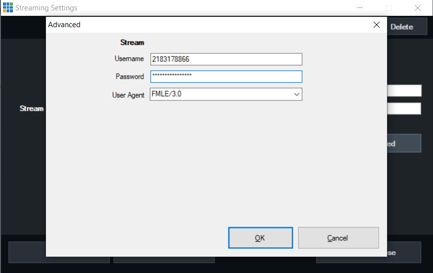 Dacast Encoder Setup Guide - vMix advanced streaming settings Configuración