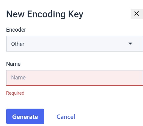 Dacast Encoder API Nueva clave de codificación