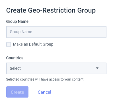 Restrições geográficas do Dacast para restringir os espectadores de transmissões em direto