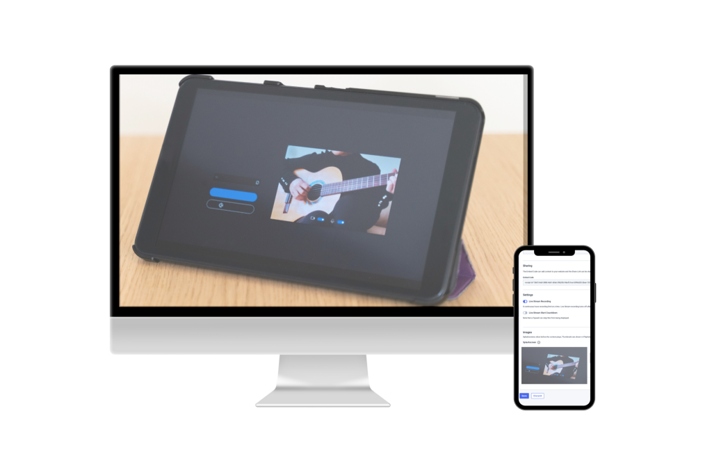 Live Stream Recording for audio and video