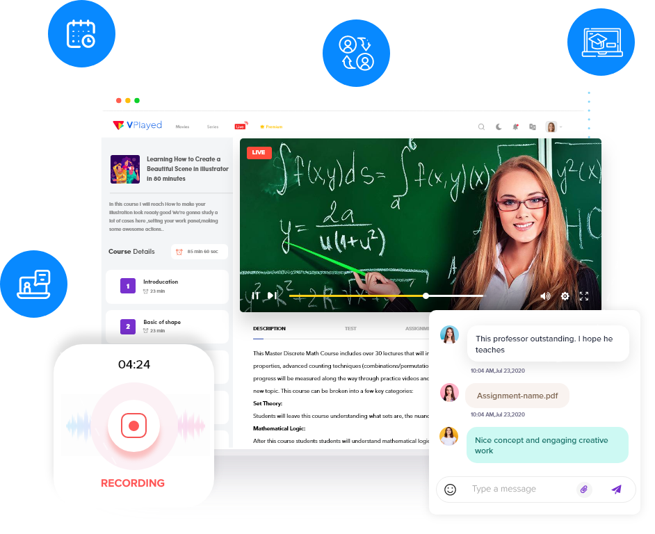 VPlayed Education video platform