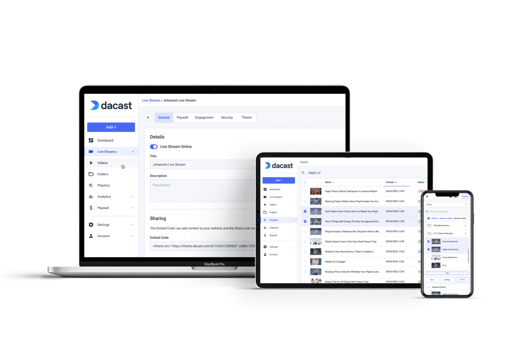 plateforme de diffusion en continu