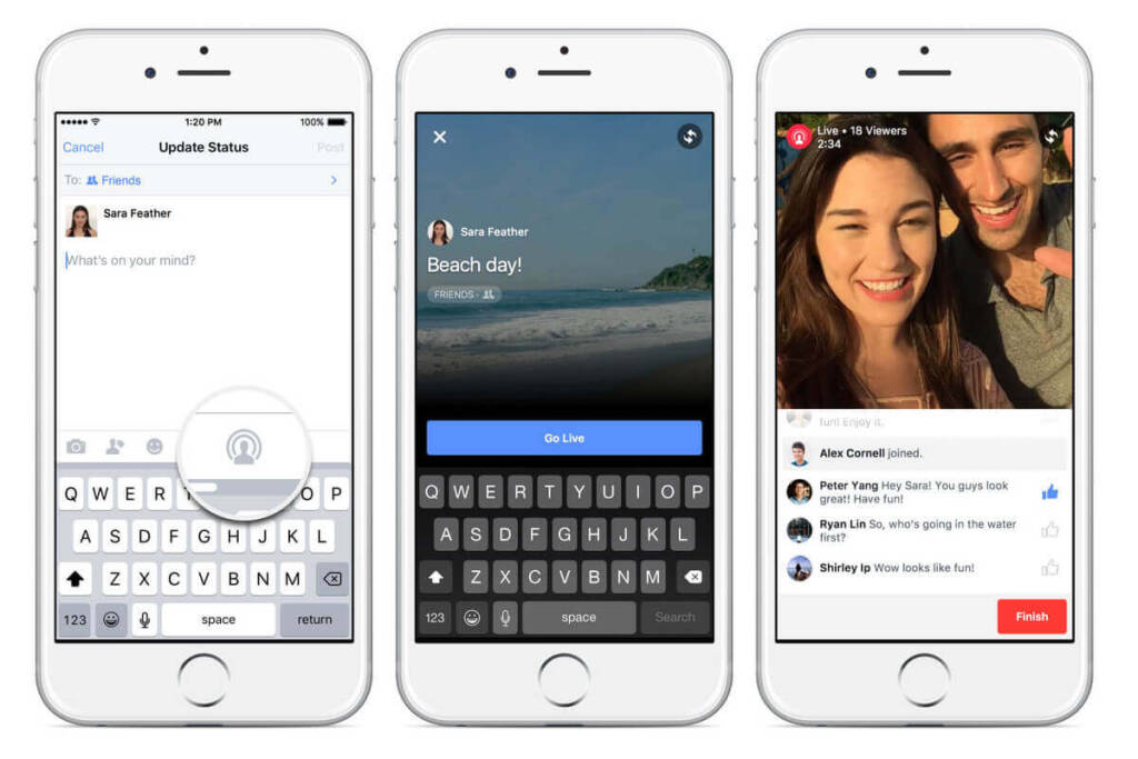 app facebook live streaming