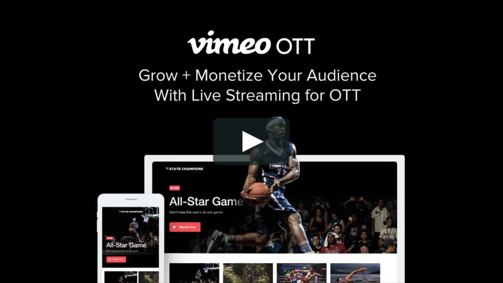 Vimeo OTT platform for sports