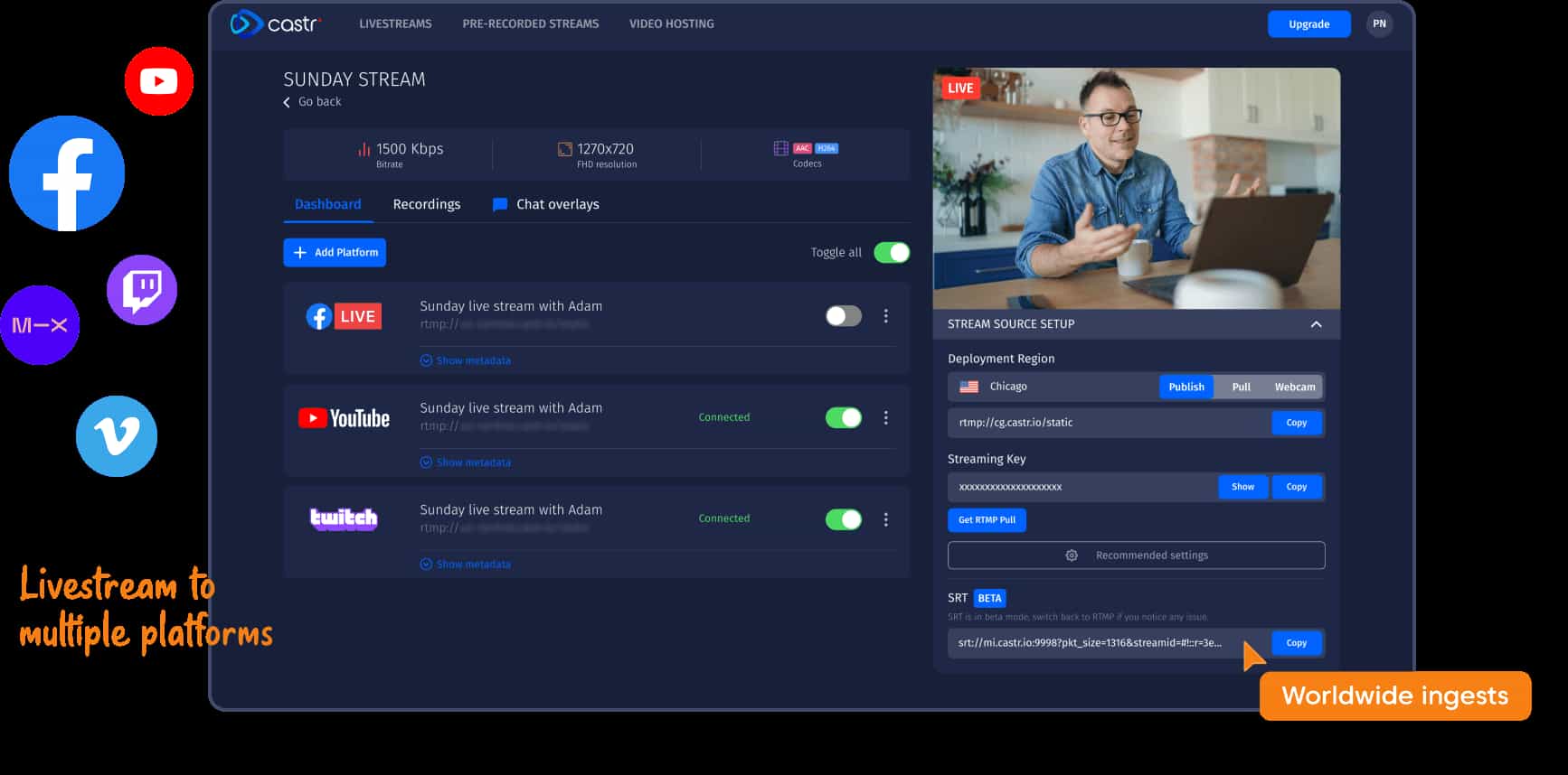 The 10 Best Restream Alternatives in 2022 | Dacast