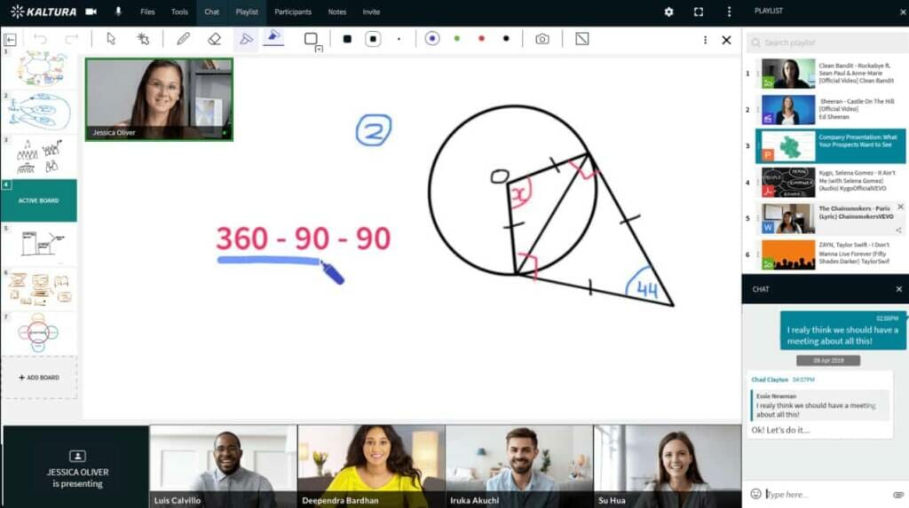 plataforma de vídeo kaltura para a educação