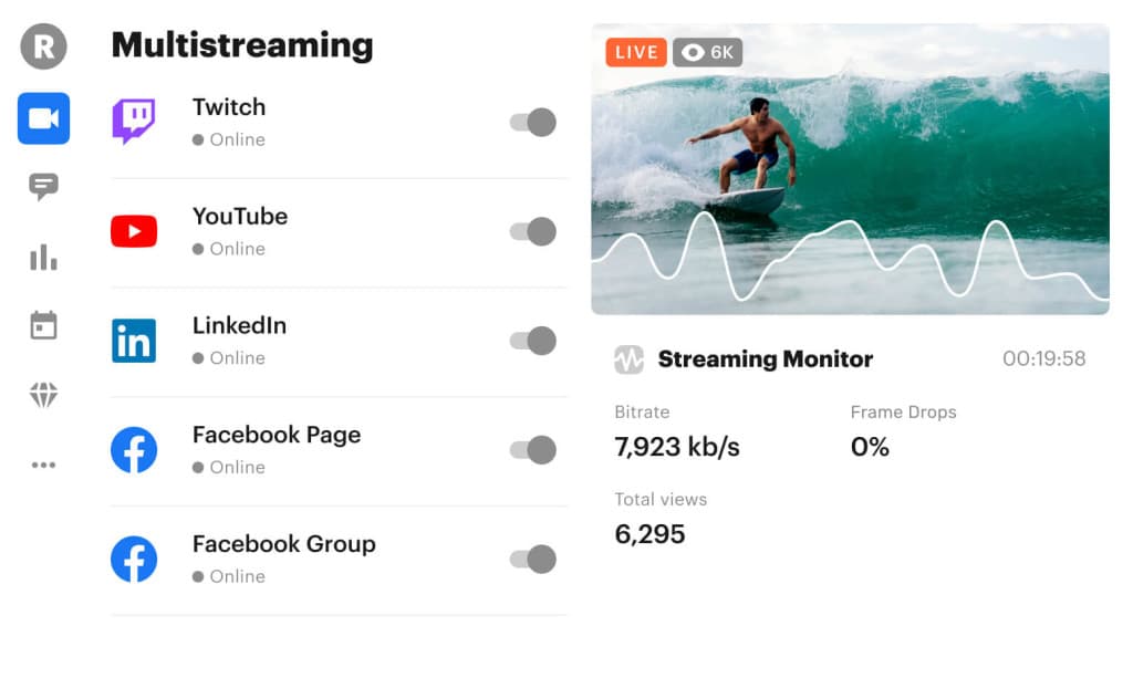 plataforma multistreaming restream