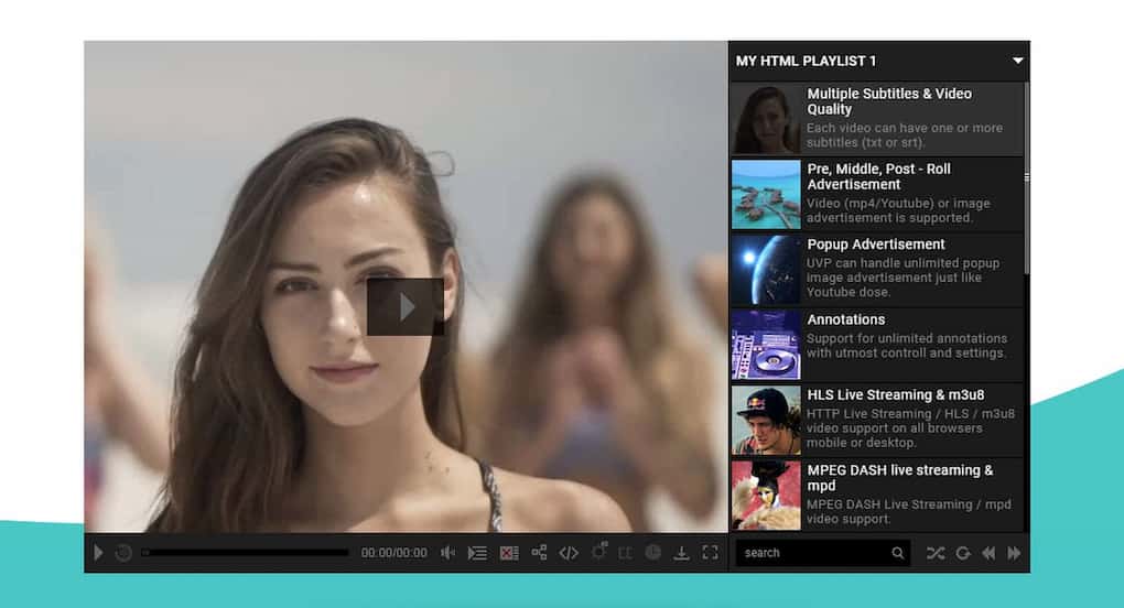 Ultimate Video Player leitor html5