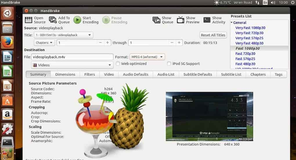 software de codificação handbrake