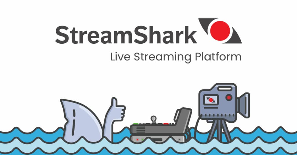 Plataforma de transmissão em direto Streamshark