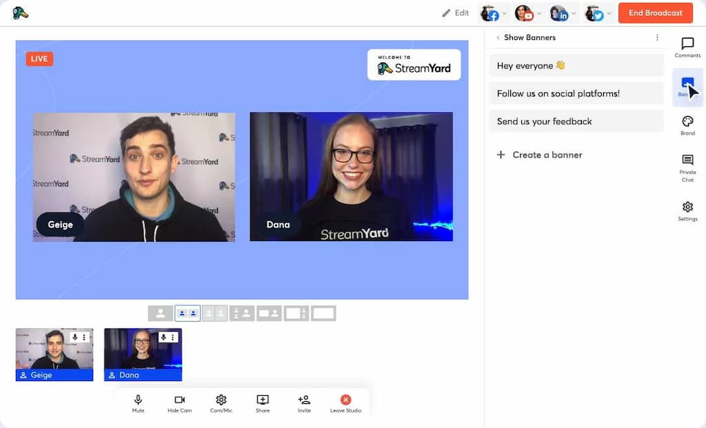 streamyard multistreaming