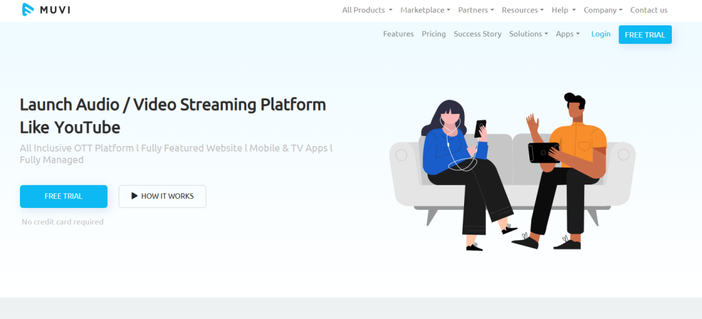 Plataforma de vídeo Muvi OTT