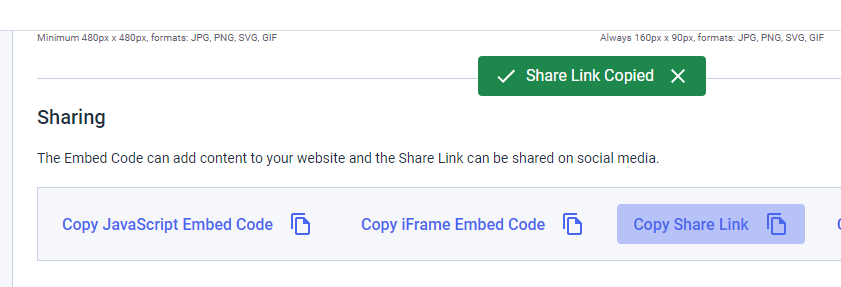 CNAME - Content Sharing Tab