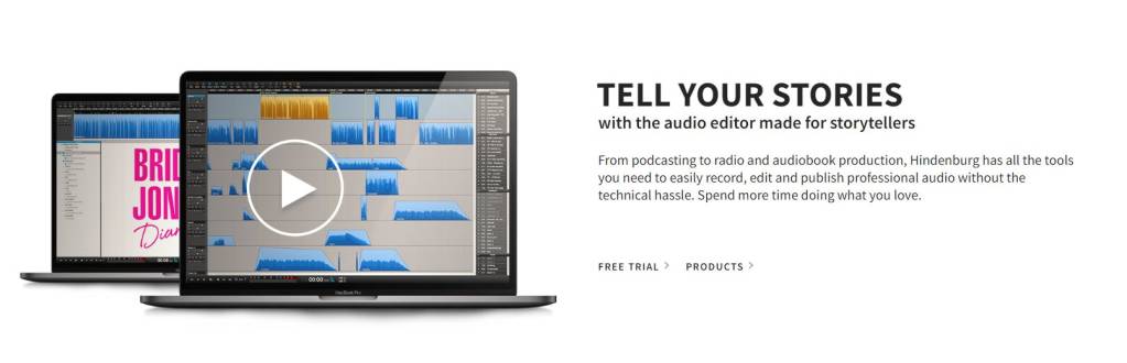 Hindenburg has the smoothest audio-recording out of all the best podcast recording software.
