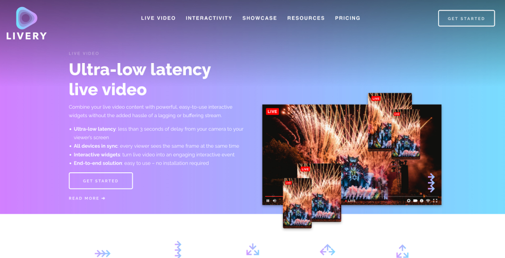 livery low latency streaming