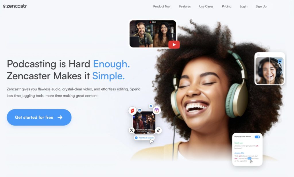 Zencastr All-in-one Platforms